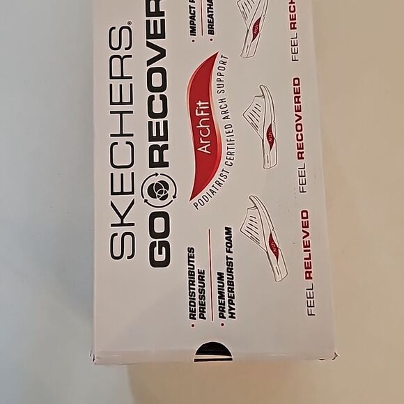 New Sketchers Go Recover Sandal in Navy, Size 8 - Picture 6 of 6